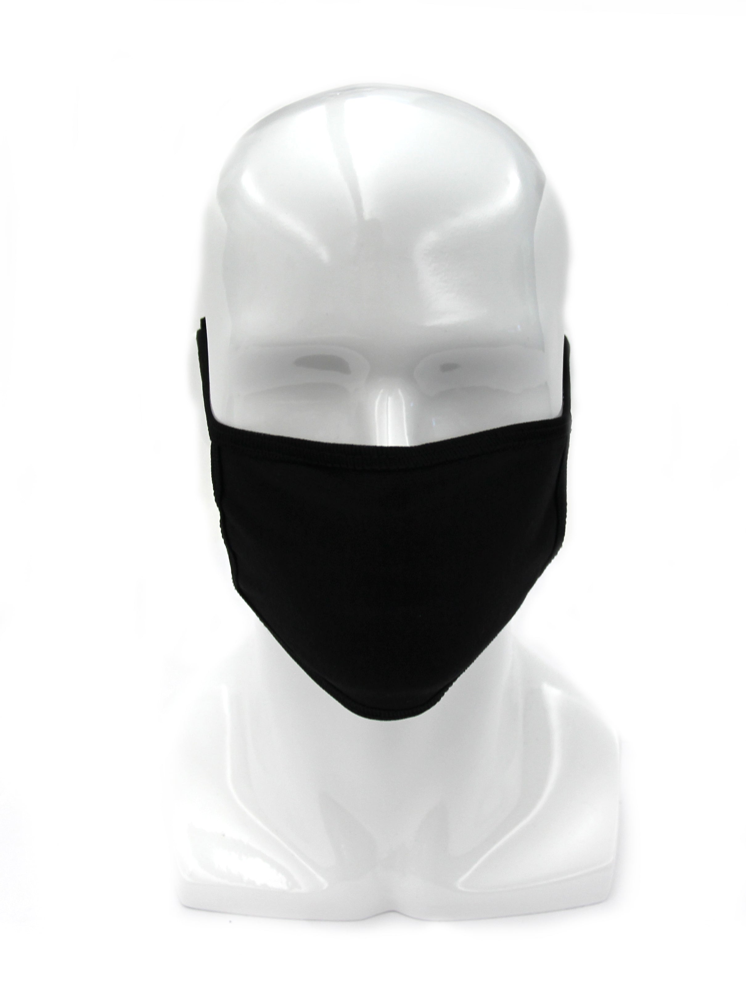 Cotton Face Masks Non-Medical Reusable and Washable - Black
