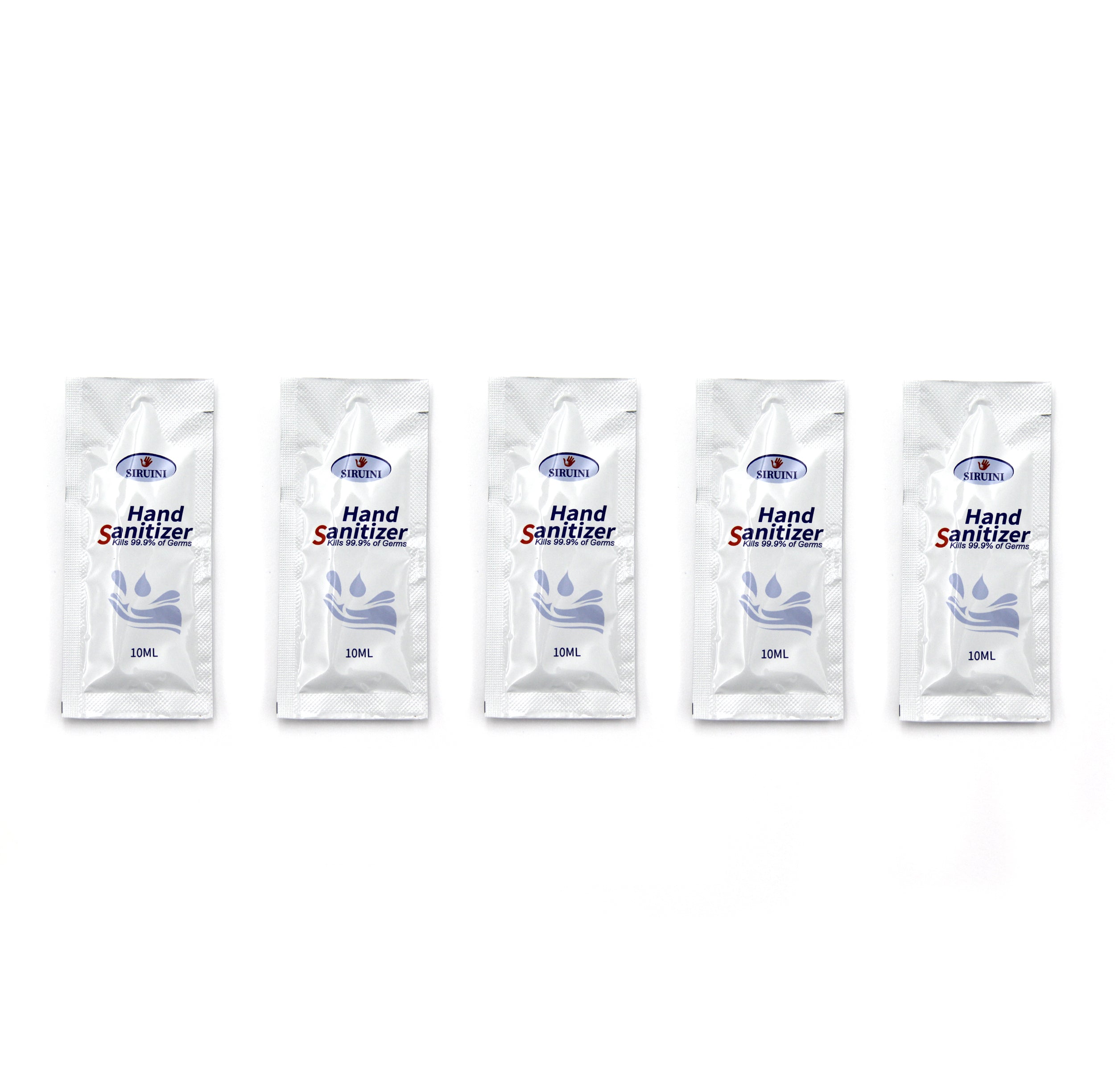 Hand Sanitizer Gel 10ML Travel Packets 75% Alcohol with Vitamin E and Aloe Vera