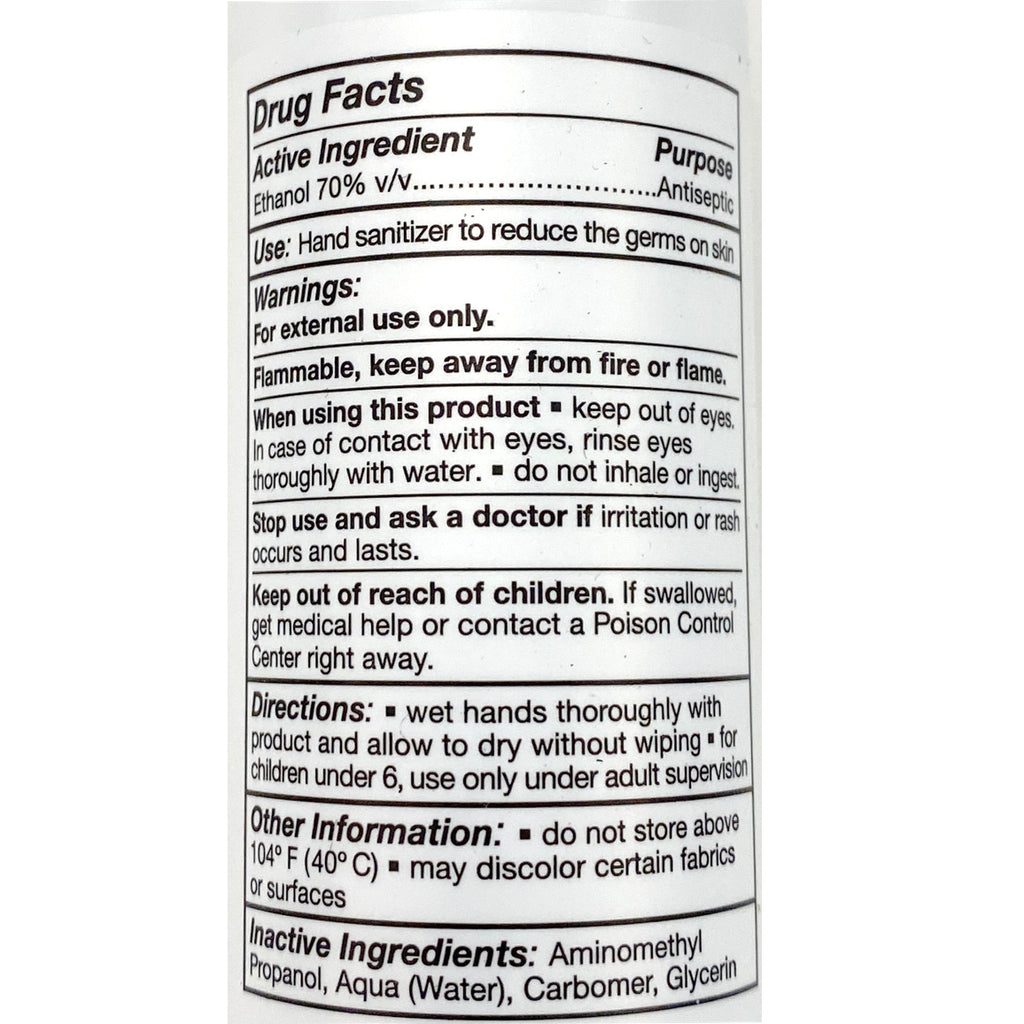 Hand Sanitizer Gel 4 oz Tube Packs 70% Alcohol - Made in USA - FDA Registered