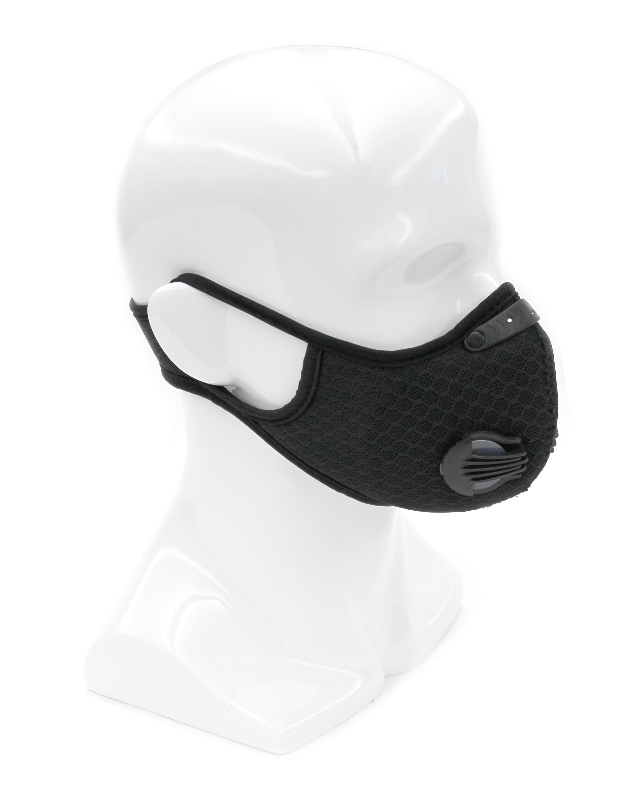 Activity Face Mask Kit with Three PM 2.5 Filters - Washable Reusable Non-Medical
