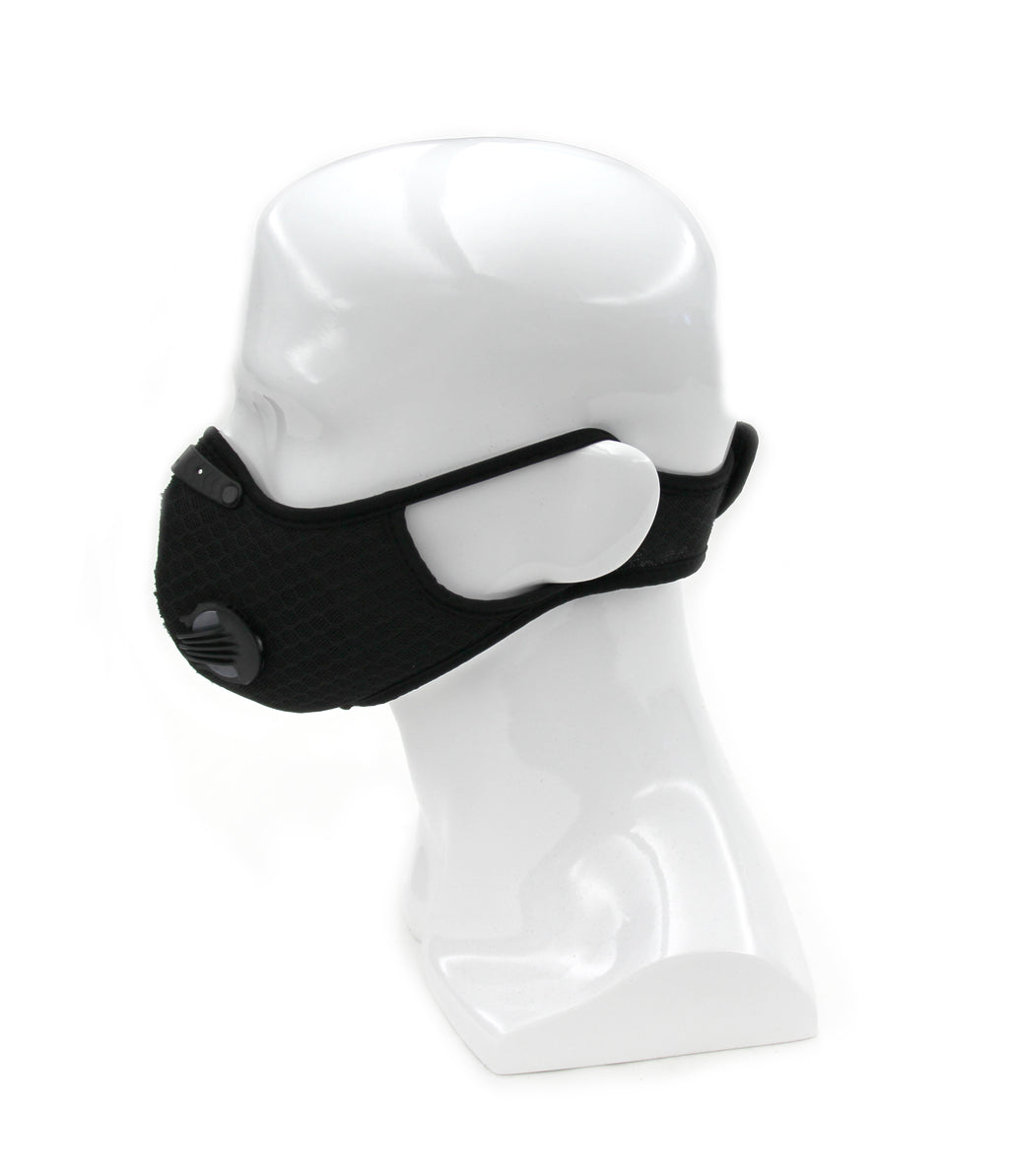 Activity Face Mask Kit with Three PM 2.5 Filters - Washable Reusable Non-Medical