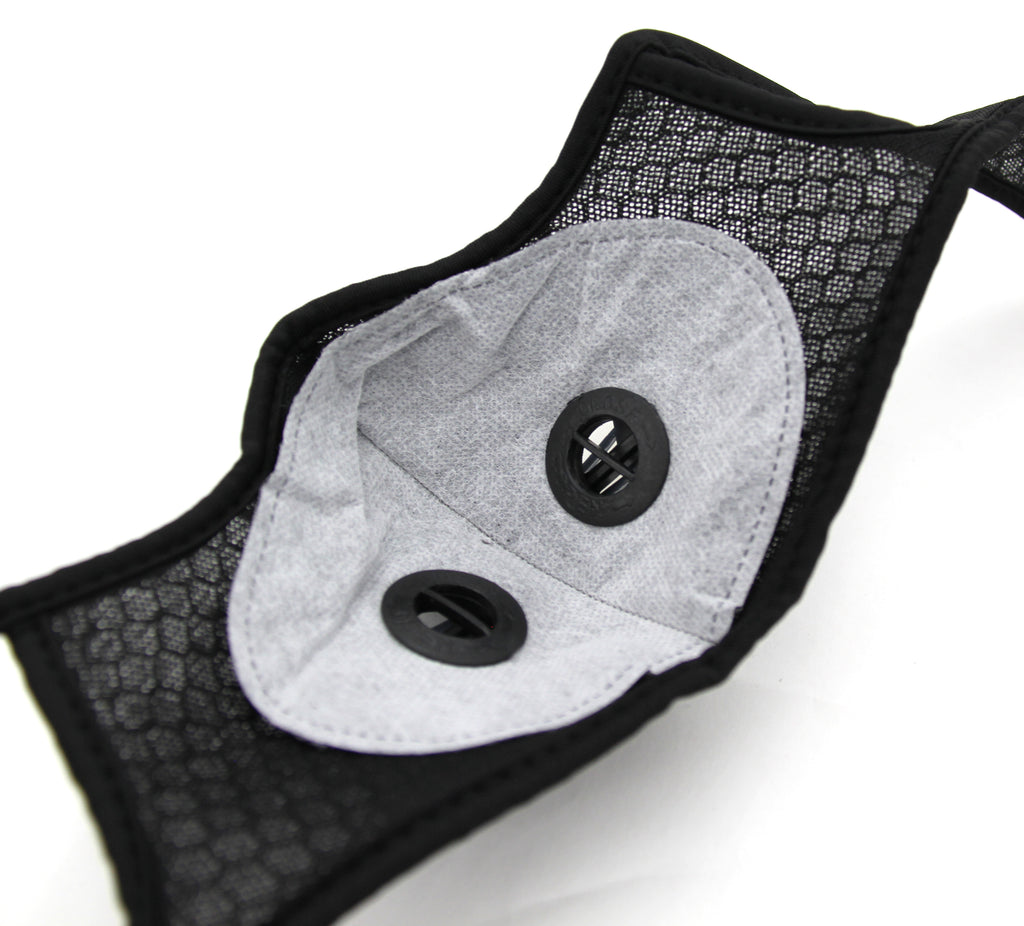 Activity Face Mask Kit with Three PM 2.5 Filters - Washable Reusable Non-Medical