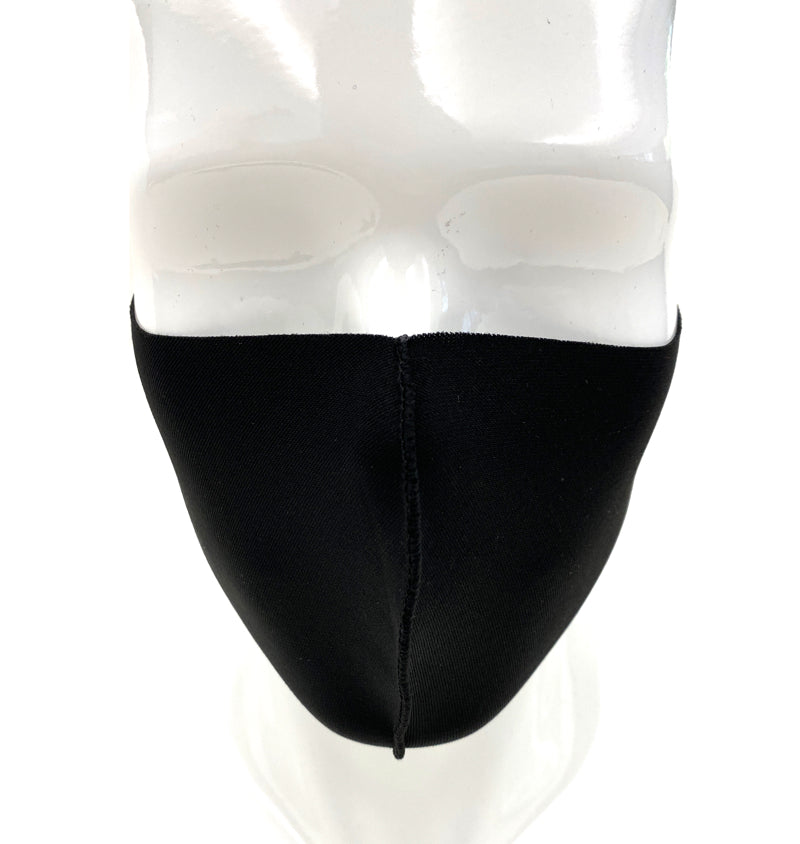Face Mask Kit Comfortable Neoprene Reusable and Washable - Black Non-Medical
